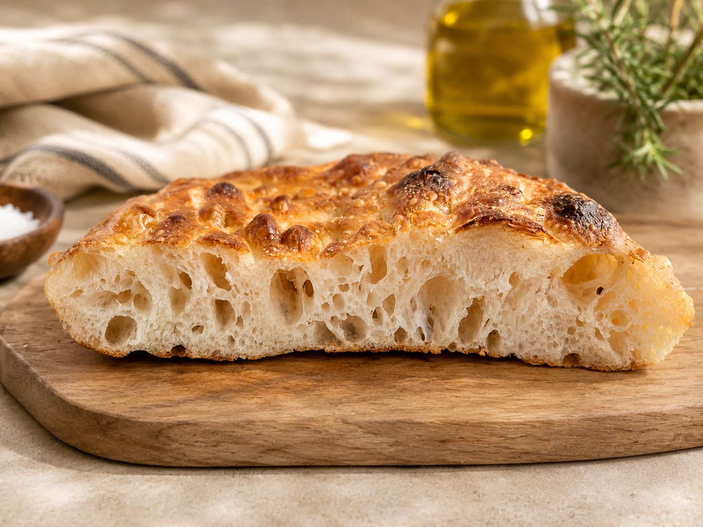Első focaccia-próba: az íz már megérkezett